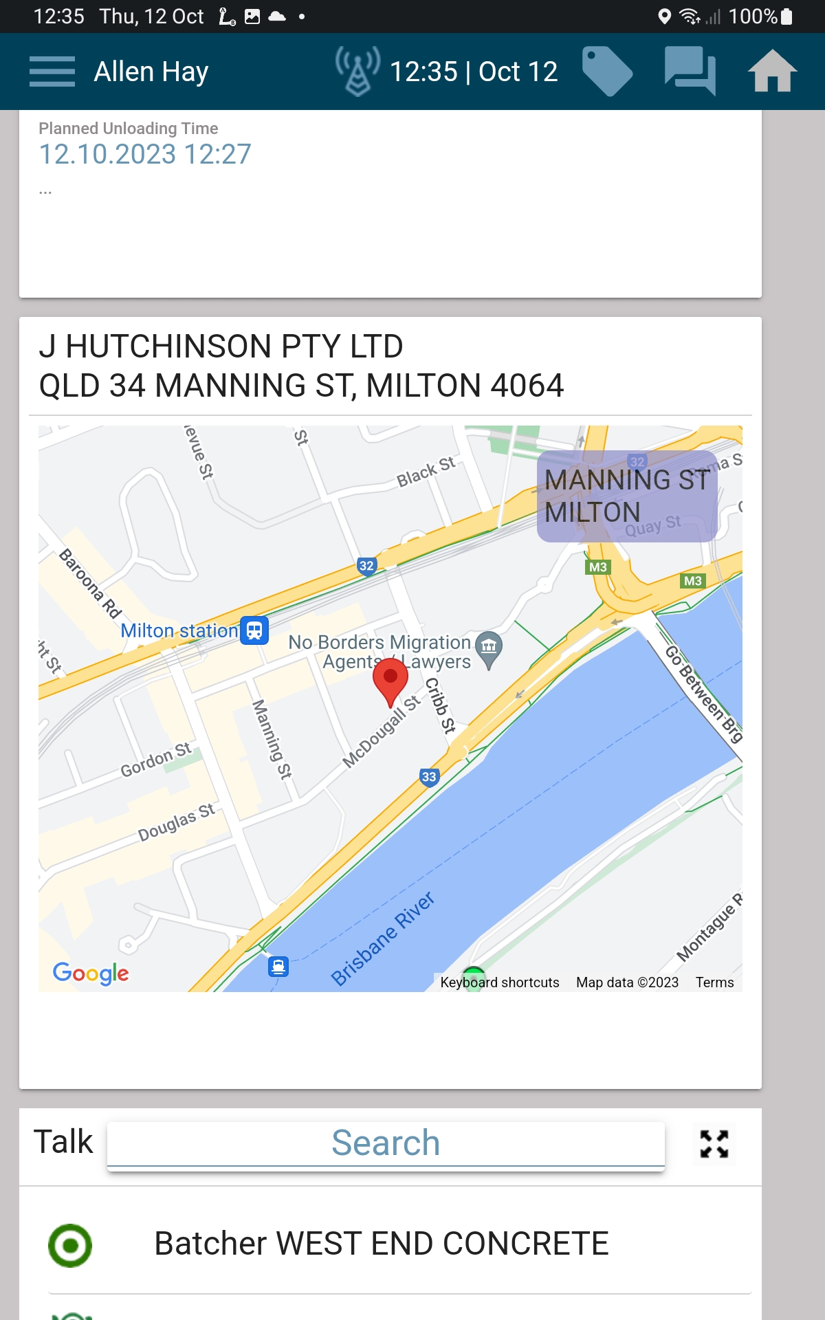 Navigation Card